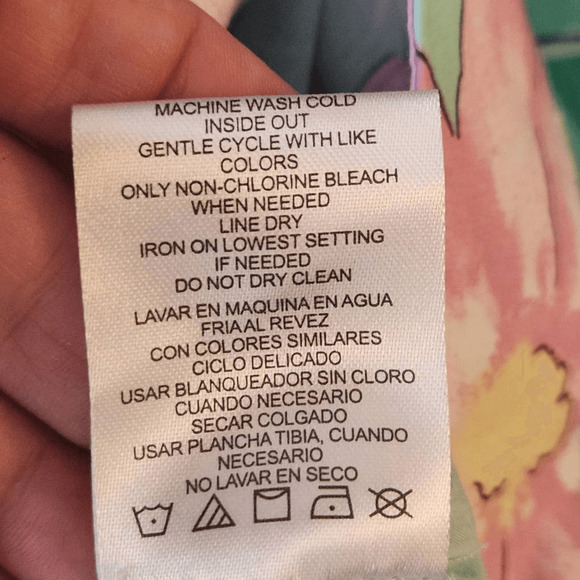 Gianni Bini Mint Green and Pink Floral Mini Skirt Size XXL NWT (3821) - Picture 7 of 7